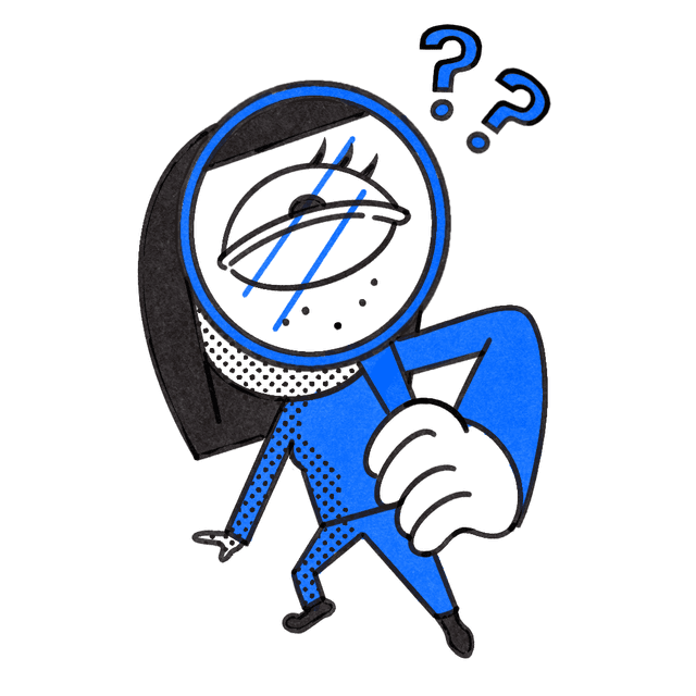 Manufacturer searching for orders illustration