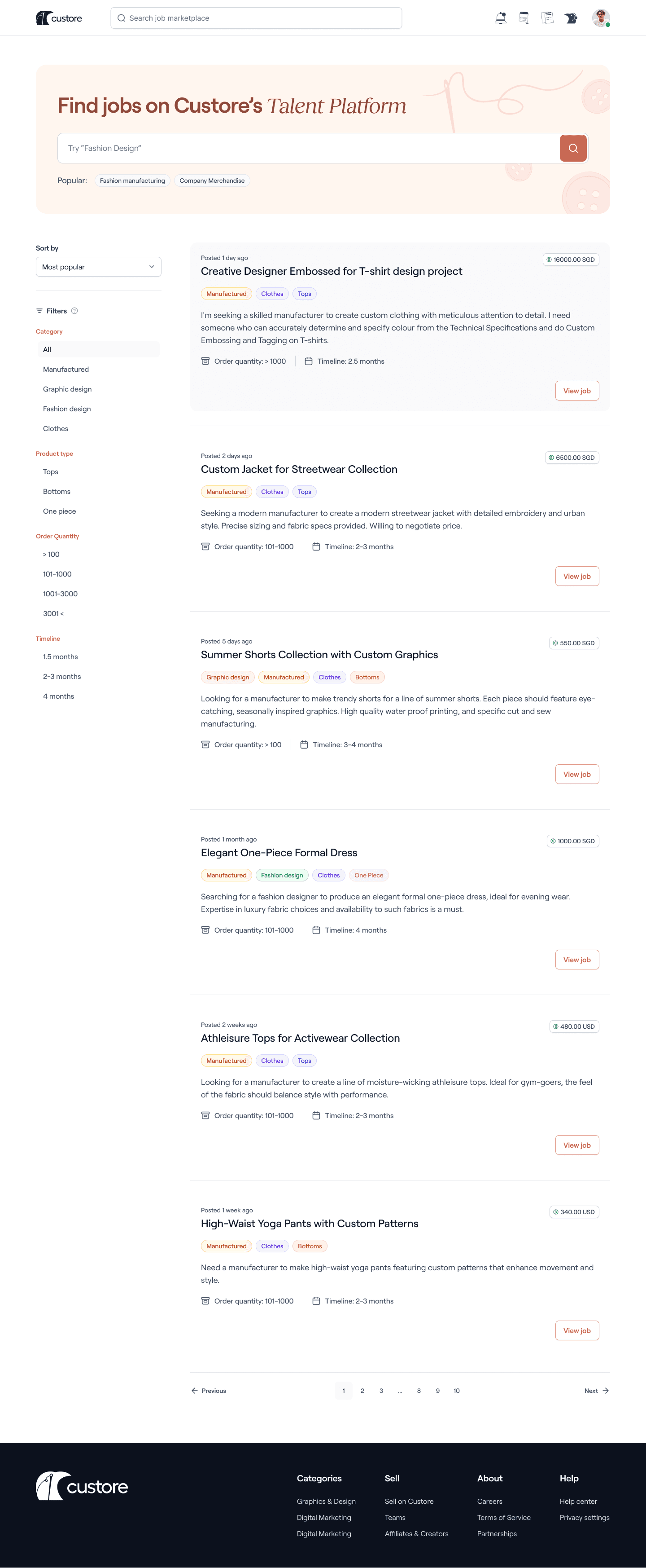 A marketplace full of orders, always open.